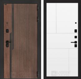 Входная дверь Лабиринт KARMINA 21 Белый софт