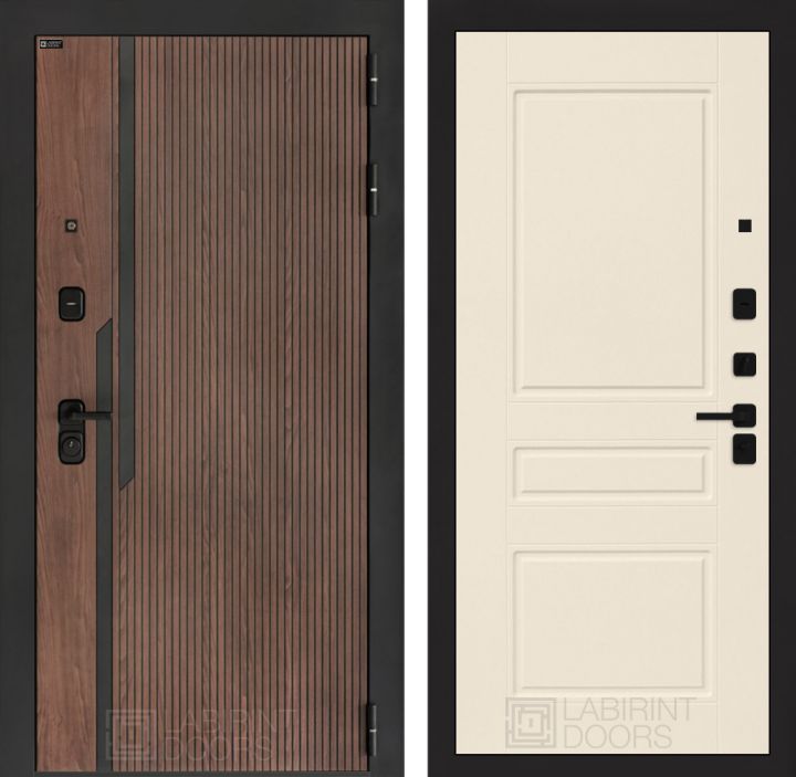 Входная дверь Лабиринт KARMINA 03 Крем софт