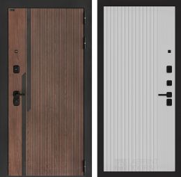 Входная дверь Лабиринт KARMINA 29 Белый софт рельеф