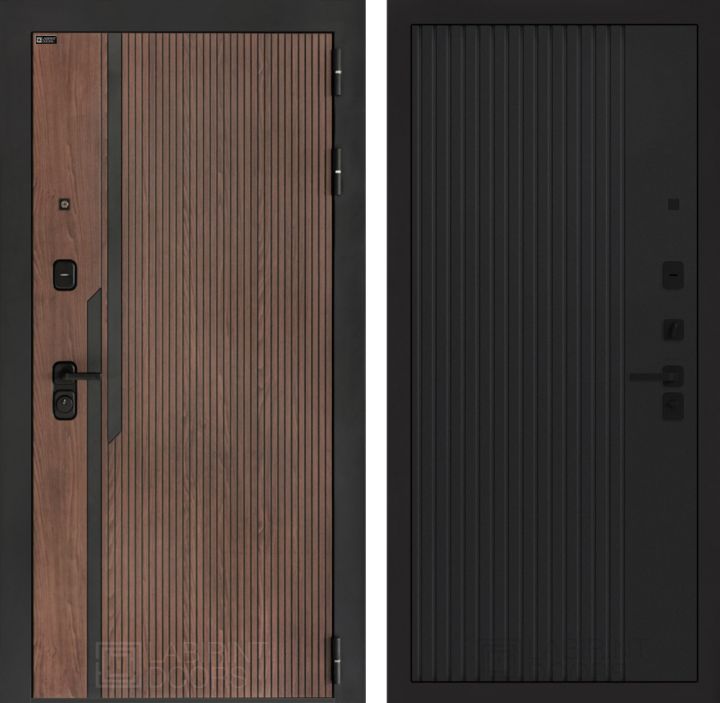 Входная дверь Лабиринт KARMINA 29 Черный кварц