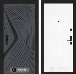 Дверь входная Лабиринт LEOLAB 07 Белое дерево