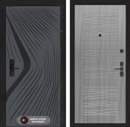 Дверь входная Лабиринт LEOLAB 06 Сандал серый