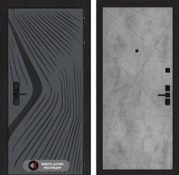 Дверь входная Лабиринт LEOLAB 24 Бетон светлый