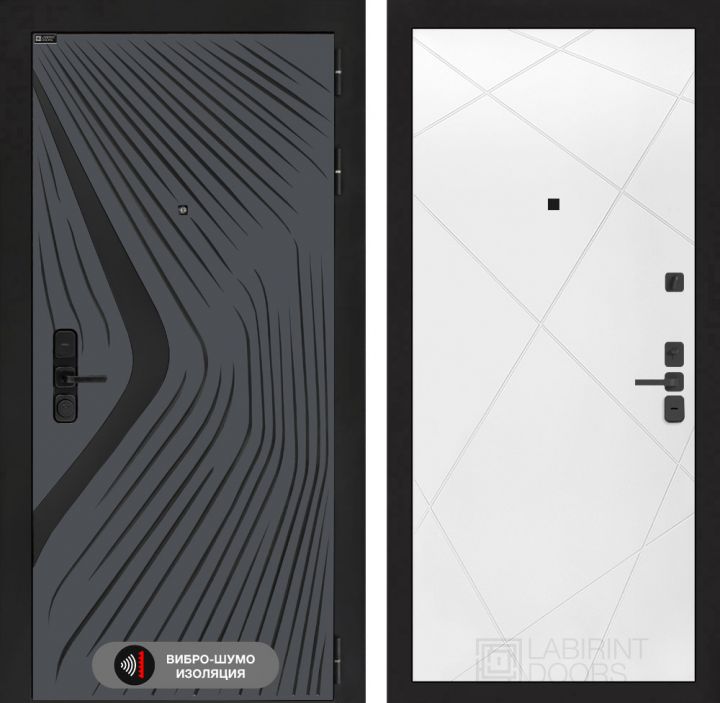 Дверь входная Лабиринт LEOLAB 24 Белый софт