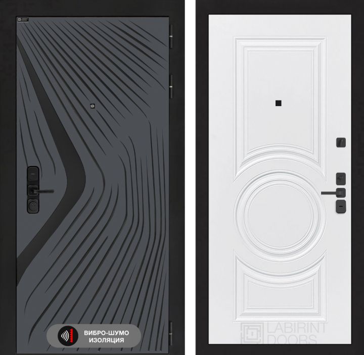 Дверь входная Лабиринт LEOLAB 23 Белый софт