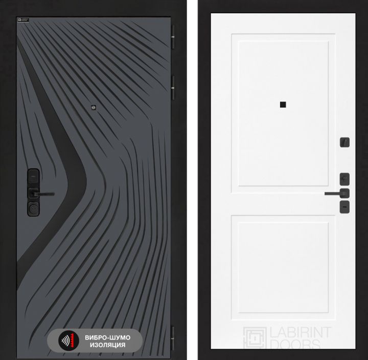 Дверь входная Лабиринт LEOLAB 11 Белый софт