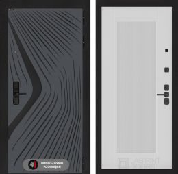 Дверь входная Лабиринт LEOLAB 30 Белый софт рельеф