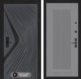 Дверь входная Лабиринт LEOLAB 30 Серый софт рельеф