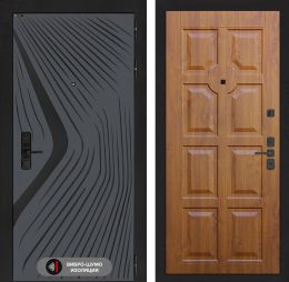 Дверь входная Лабиринт LEOLAB 17 Винорит Золотой дуб