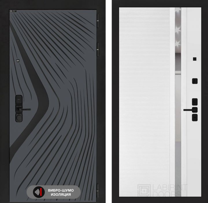 Дверь входная Лабиринт LEOLAB 31 Белый софт