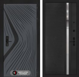 Дверь входная Лабиринт LEOLAB 31 Черный кварц