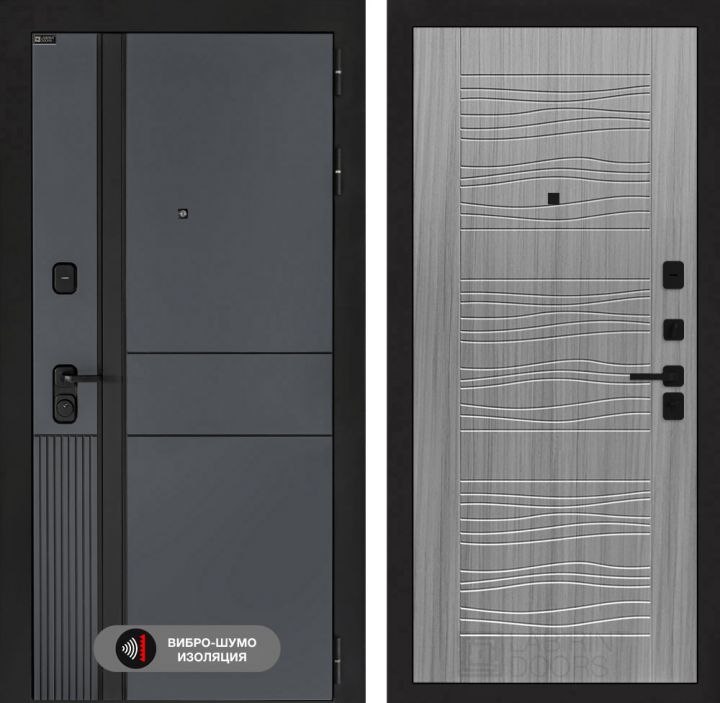Дверь входная Лабиринт EVOLAB 06 Сандал серый