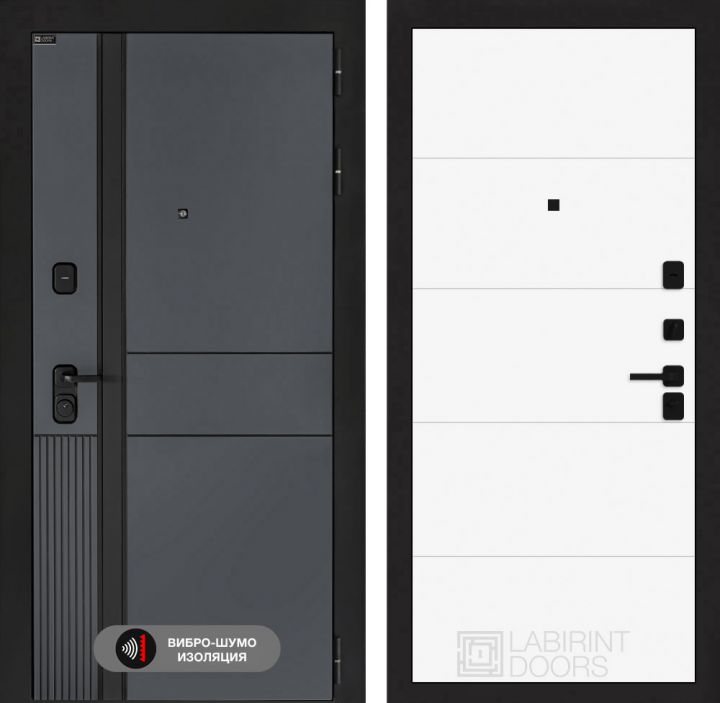 Дверь входная Лабиринт EVOLAB 13 Белый софт