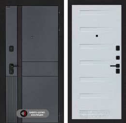 Дверь входная Лабиринт EVOLAB 14 Дуб кантри белый горизонтальный