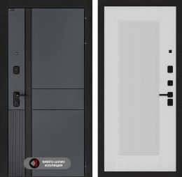 Дверь входная Лабиринт EVOLAB 30 Белый софт рельеф