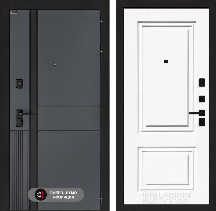 Дверь входная Лабиринт EVOLAB 26 Эмаль