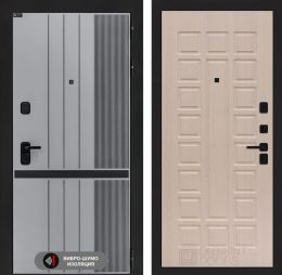 Дверь входная Лабиринт SKYLAB 04 Беленый дуб