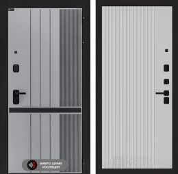 Дверь входная Лабиринт SKYLAB 29 Белый софт рельеф