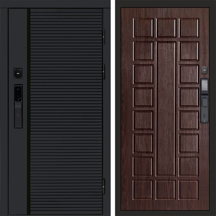Входная дверь Termo-door BLACK LINE с электронным замком Престиж венге