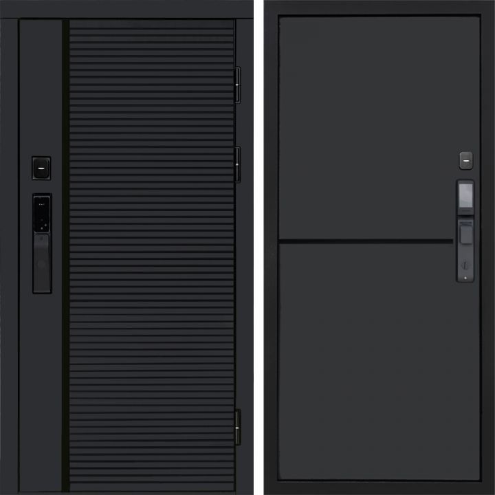 Входная дверь Termo-door BLACK LINE с электронным замком Нео Графит