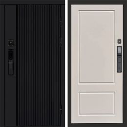Входная дверь Termo-door УРБАН BLACK с электронным замком Марсель Слоновая Кость