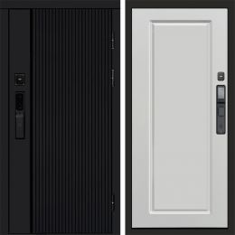 Входная дверь Termo-door УРБАН BLACK с электрозамком Гранд Белый Софт