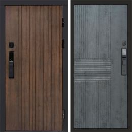 Входная дверь Termo-door ТВИСТ УЛЬТРА с электронным замком Мастино Бетон Темный