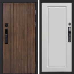 Входная дверь Termo-door ТВИСТ УЛЬТРА с электронным замком Гранд Белый Софт