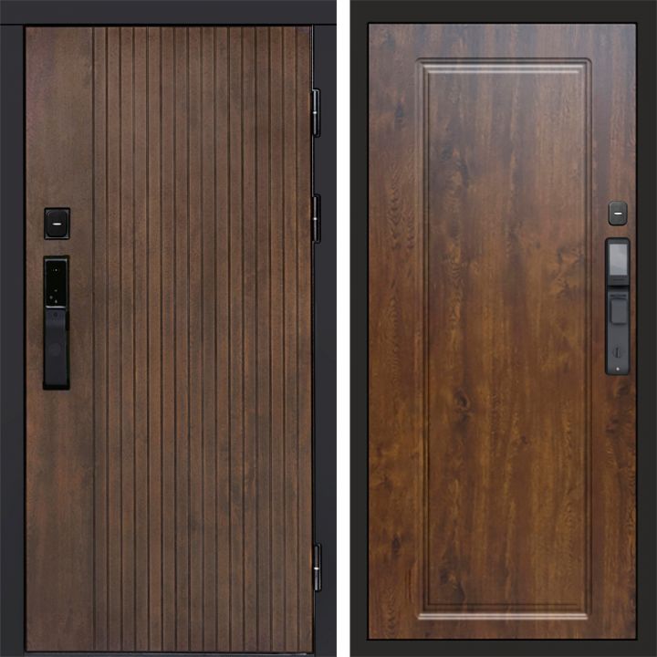 Входная дверь Termo-door ТВИСТ УЛЬТРА с электрозамком Гранд Дуб