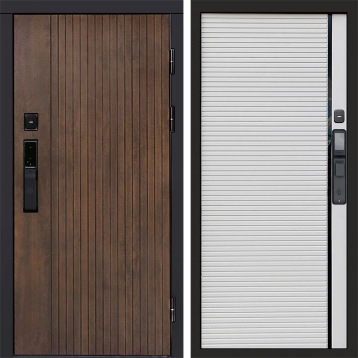 Входная дверь Termo-door ТВИСТ УЛЬТРА с электрозамком Porte white