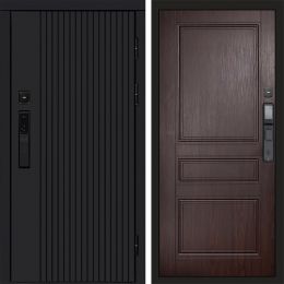 Входная дверь Termo-door ТВИСТ BLACK с электронным замком Класскика венге