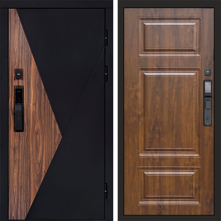 Входная дверь Termo-door МАТРИКС с электрозамком Лион Дуб