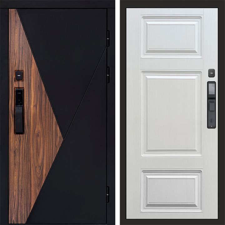 Входная дверь Termo-door МАТРИКС с электрозамком Лион Лиственница