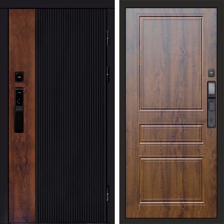 Входная дверь Termo-door ПРЕСТИЖ с электронным замком Классика дуб