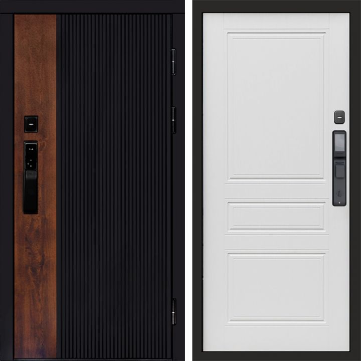 Входная дверь Termo-door ПРЕСТИЖ с электронным замком Классика лиственница