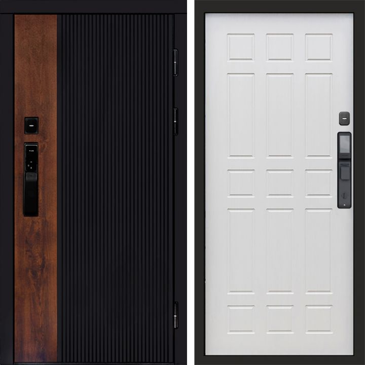 Входная дверь Termo-door ПРЕСТИЖ с электронным замком Спарта лиственница
