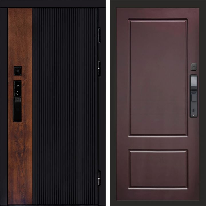 Входная дверь Termo-door ПРЕСТИЖ с электронным замком Марсель Шоколад