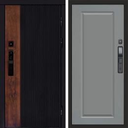 Входная дверь Termo-door ПРЕСТИЖ с электронным замком Гранд Грей Софт