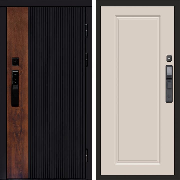 Входная дверь Termo-door ПРЕСТИЖ с электронным замком Гранд Слоновая Кость