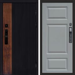 Входная дверь Termo-door ПРЕСТИЖ с электронным замком Лион Грей Софт