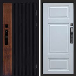 Входная дверь Termo-door Престиж с электронным замком Лион Белый Софт