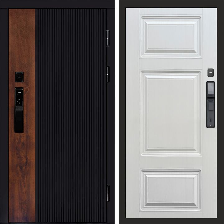 Входная дверь Termo-door ПРЕСТИЖ с электронным замком Лион Лиственница