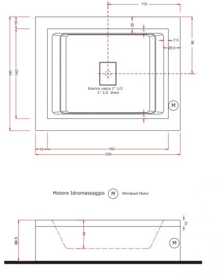 Спа бассейн Gruppo Treesse Fusion SPA 230х180х67 V863 схема 3
