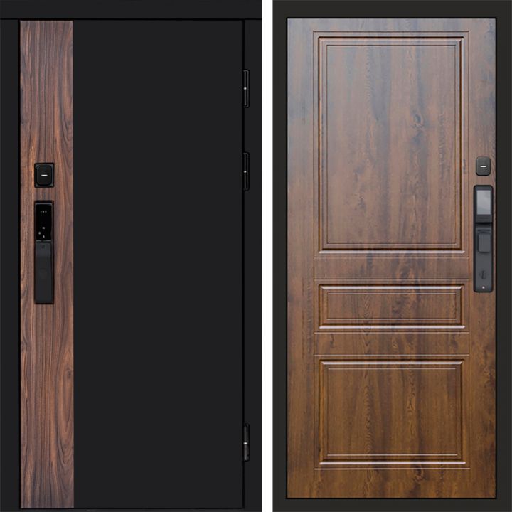 Входная дверь Termo-door ТОР с электронным замком Классика дуб