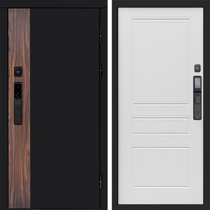 Входная дверь Termo-door ТОР с электронным замком Классика лиственница