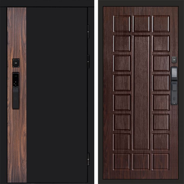 Входная дверь Termo-door ТОР с электронным замком Престиж венге