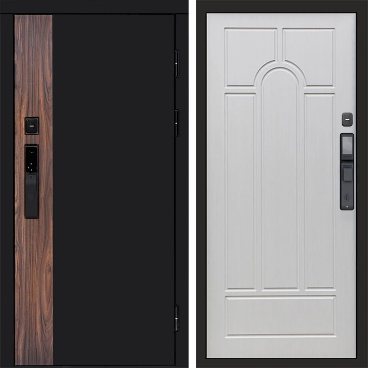 Входная дверь Termo-door ТОР с электронным замком Арка лиственница