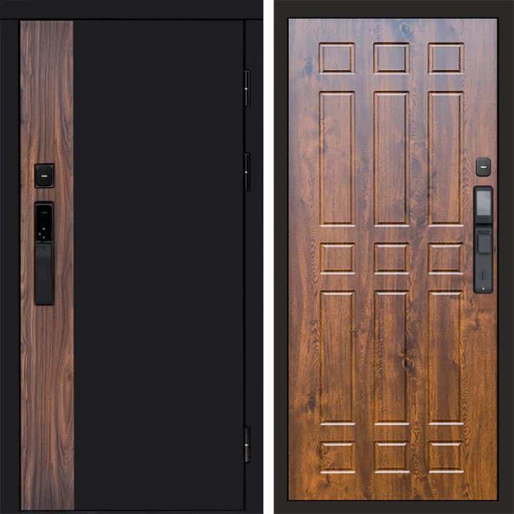 Входная дверь Termo-door ТОР с электронным замком Спарта дуб