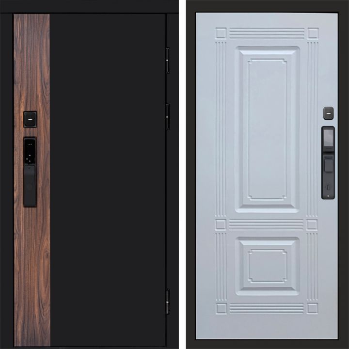 Входная дверь Termo-door ТОР с электронным замком Мадрид Белый Софт