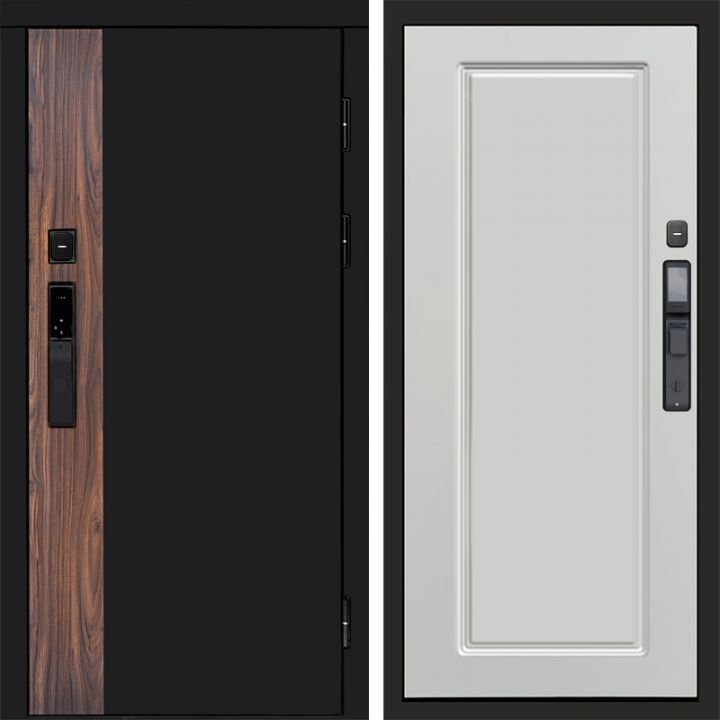 Входная дверь Termo-door ТОР с электронным замком Гранд Белый Софт